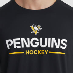 Pittsburgh Penguins Fanatics Authentic Pro Rink Tech Long Sleeve T-Shirt - Black T-shirts