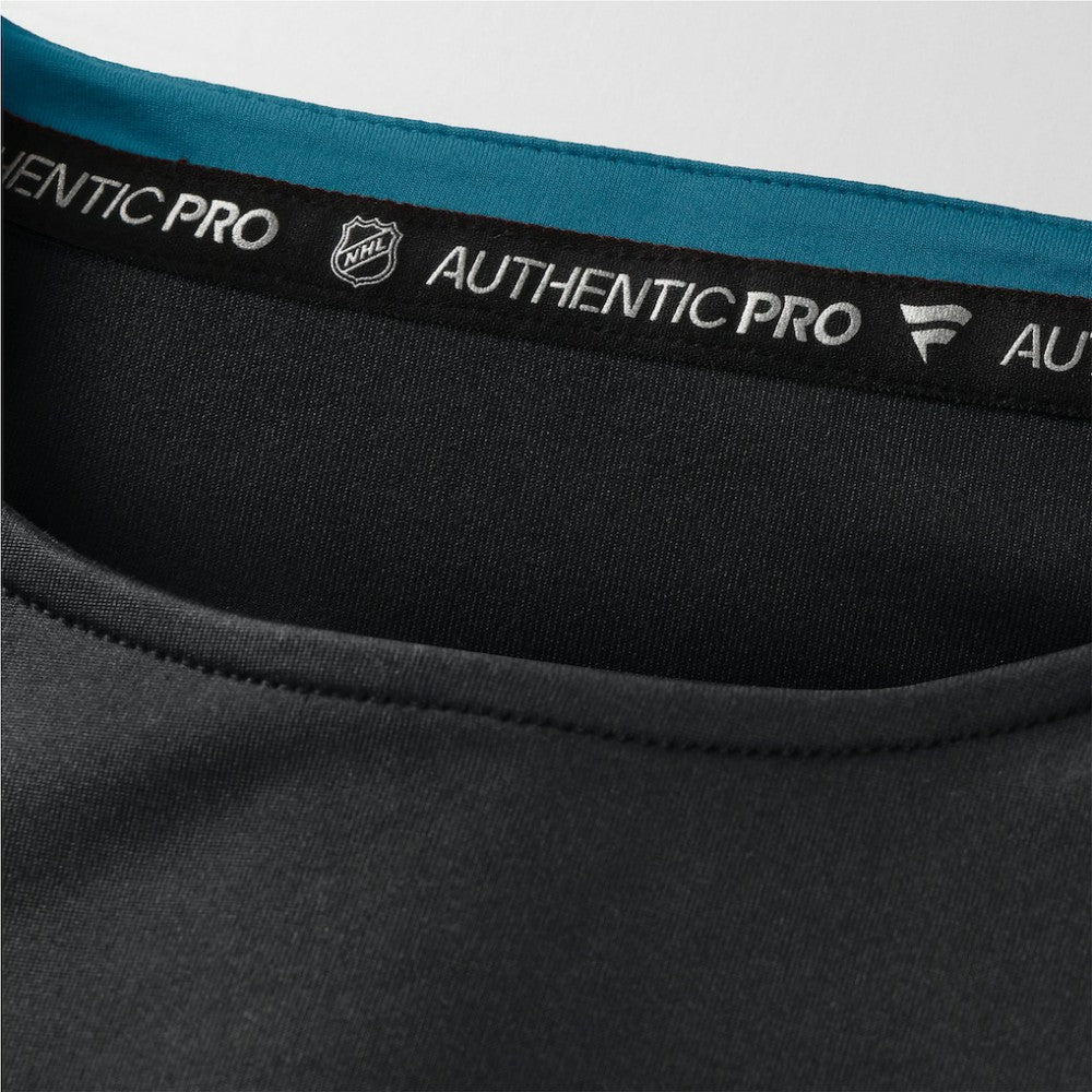 San Jose Sharks Fanatics Authentic Pro Rink Tech Long Sleeve T-Shirt - Black T-shirts