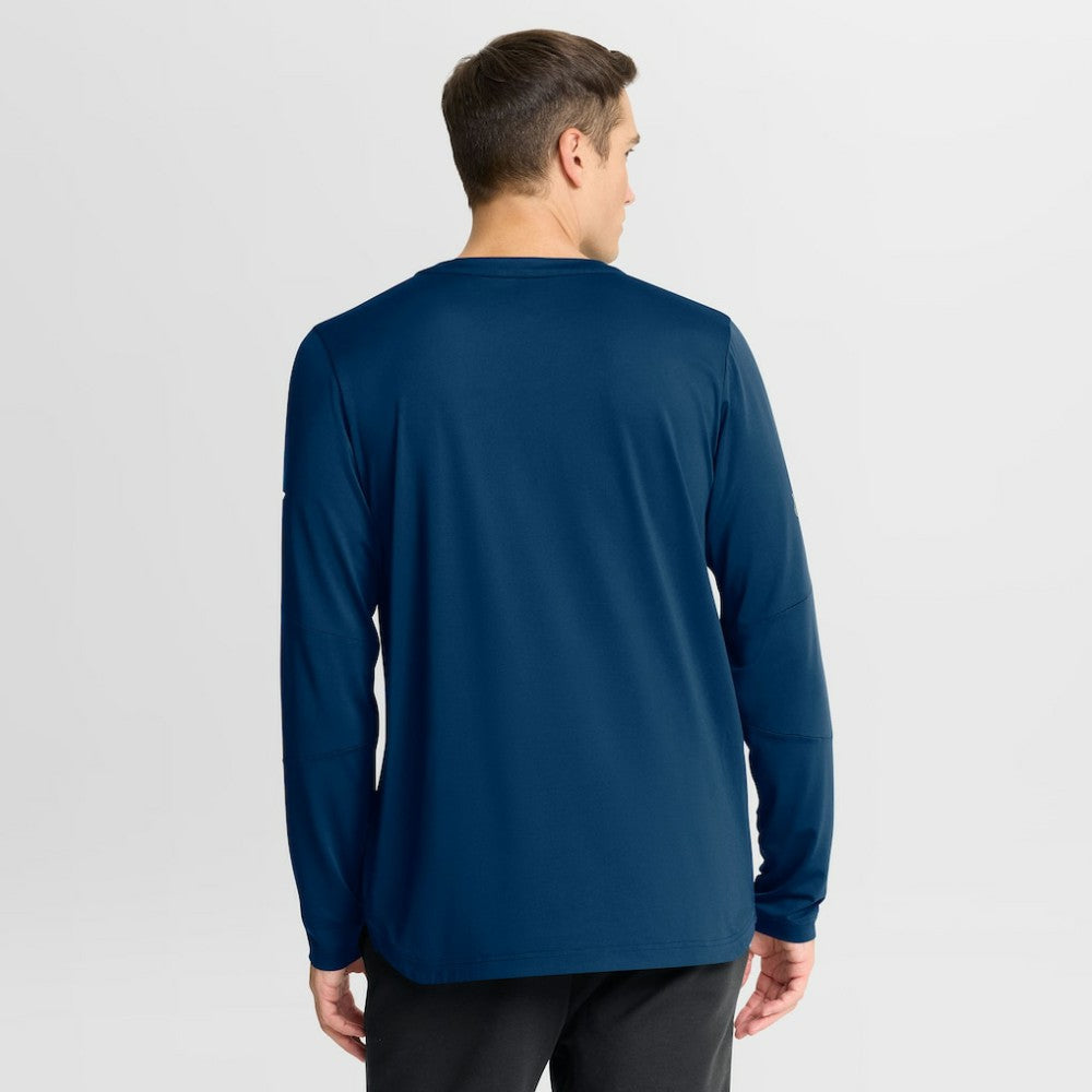 Seattle Kraken Fanatics Authentic Pro Rink Tech Long Sleeve T-Shirt - Navy T-shirts
