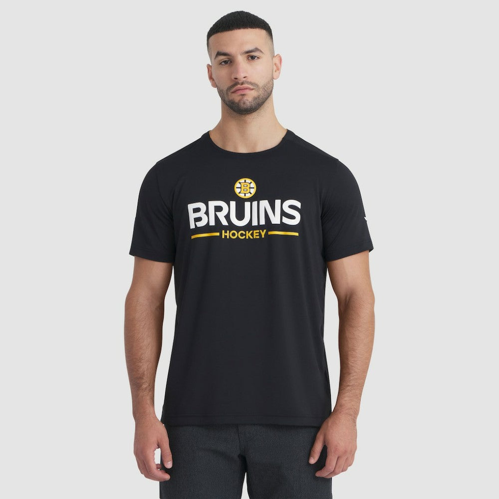 Boston Bruins Fanatics Authentic Pro Rink Tech T-Shirt - Black T-shirts