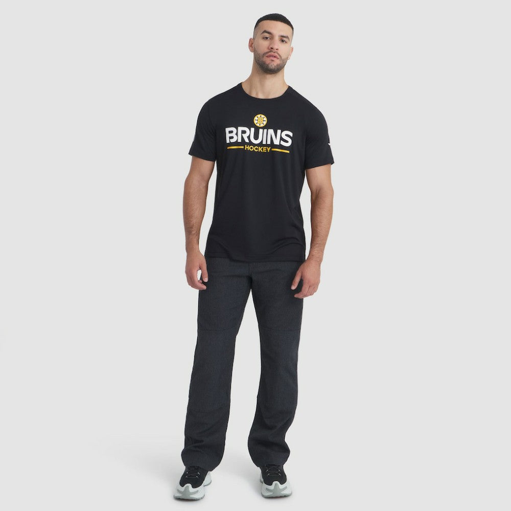 Boston Bruins Fanatics Authentic Pro Rink Tech T-Shirt - Black T-shirts