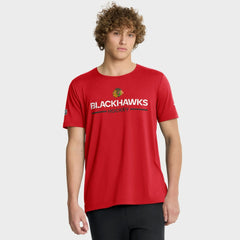 Chicago Blackhawks Fanatics Authentic Pro Rink Tech T-Shirt - Red T-shirts