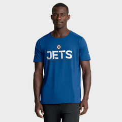 Winnipeg Jets Fanatics Authentic Pro Rink Tech T-Shirt - Blue T-shirts