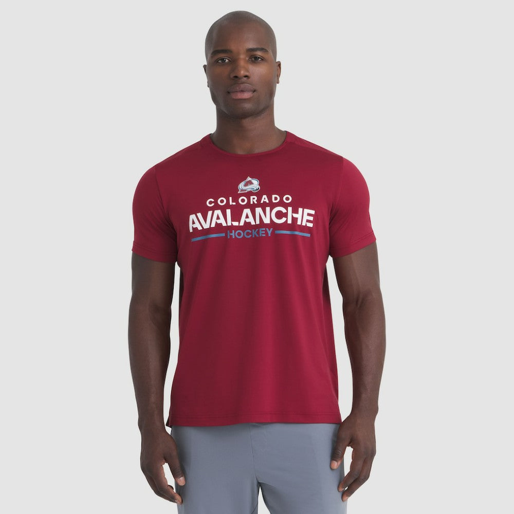 Colorado Avalanche Fanatics Authentic Pro Rink Tech T-Shirt - Burgundy T-shirts