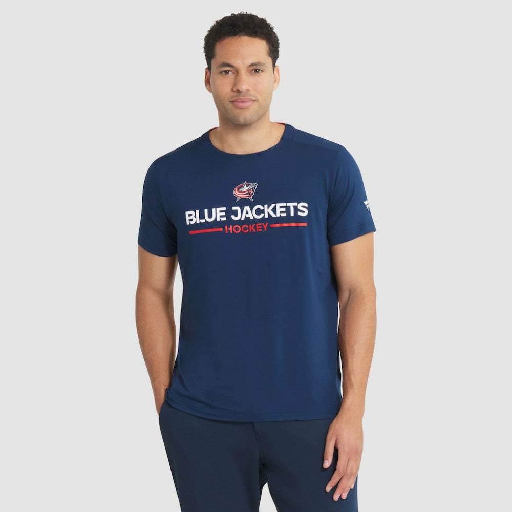 Columbus Blue Jackets Fanatics Authentic Pro Rink Tech T-Shirt - Navy T-shirts