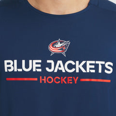 Columbus Blue Jackets Fanatics Authentic Pro Rink Tech T-Shirt - Navy T-shirts