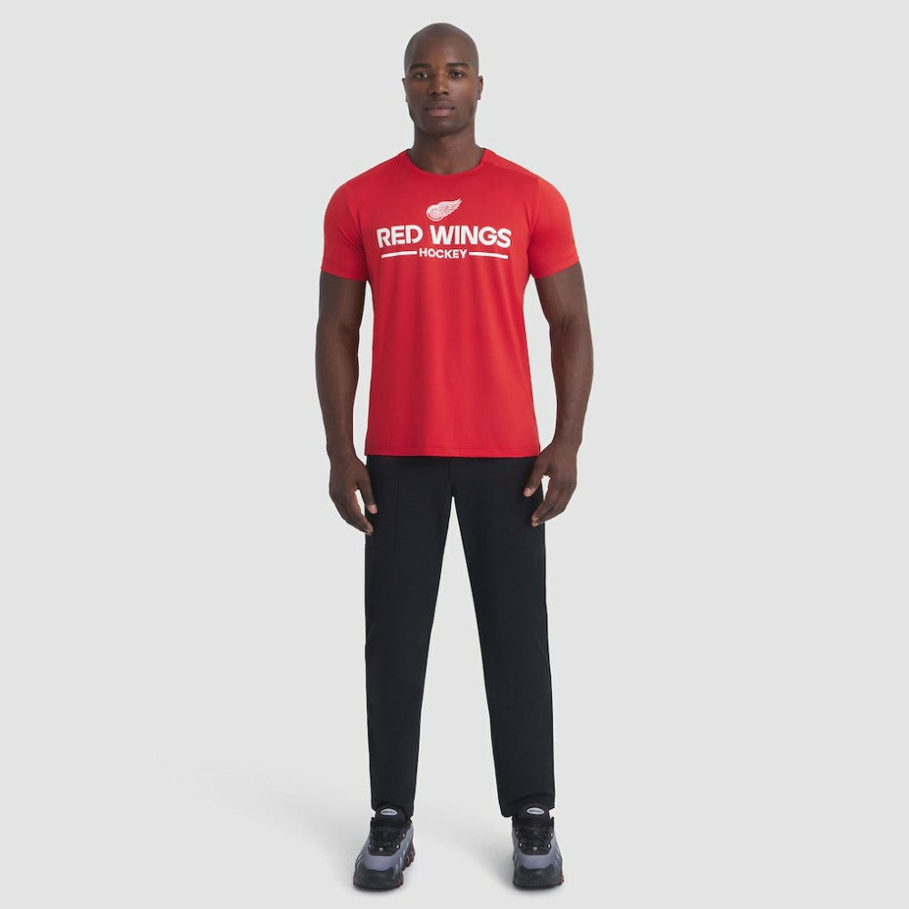 Detroit Red Wings Fanatics Authentic Pro Rink Tech T-Shirt - Red T-shirts