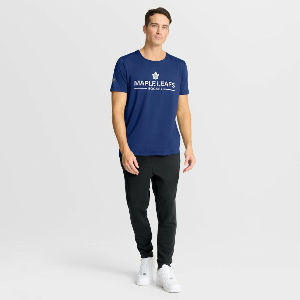 Toronto Maple Leafs Fanatics Authentic Pro Rink Tech T-Shirt - Blue T-shirts