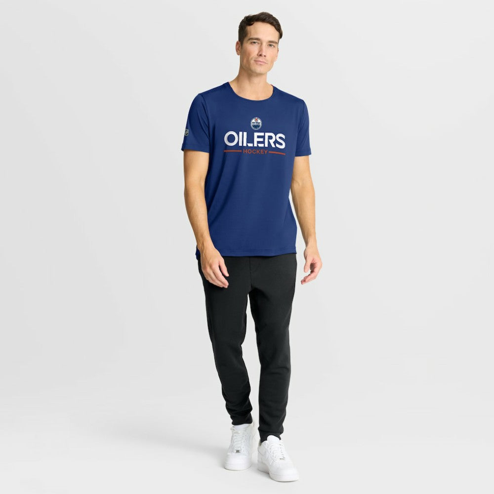 Edmonton Oilers Fanatics Authentic Pro Rink Tech T-Shirt - Royal T-shirts