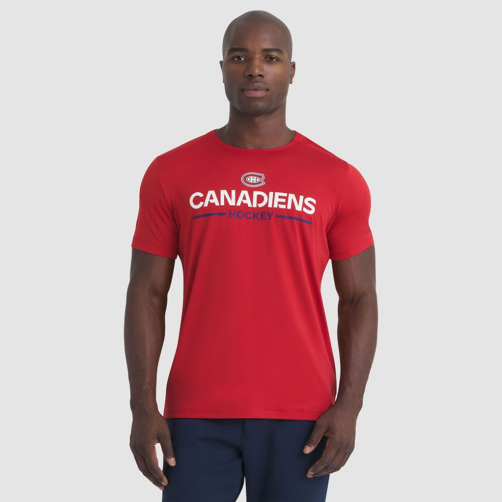 Montreal Canadiens Fanatics Authentic Pro Rink Tech T-Shirt - Red T-shirts