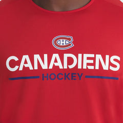 Montreal Canadiens Fanatics Authentic Pro Rink Tech T-Shirt - Red T-shirts