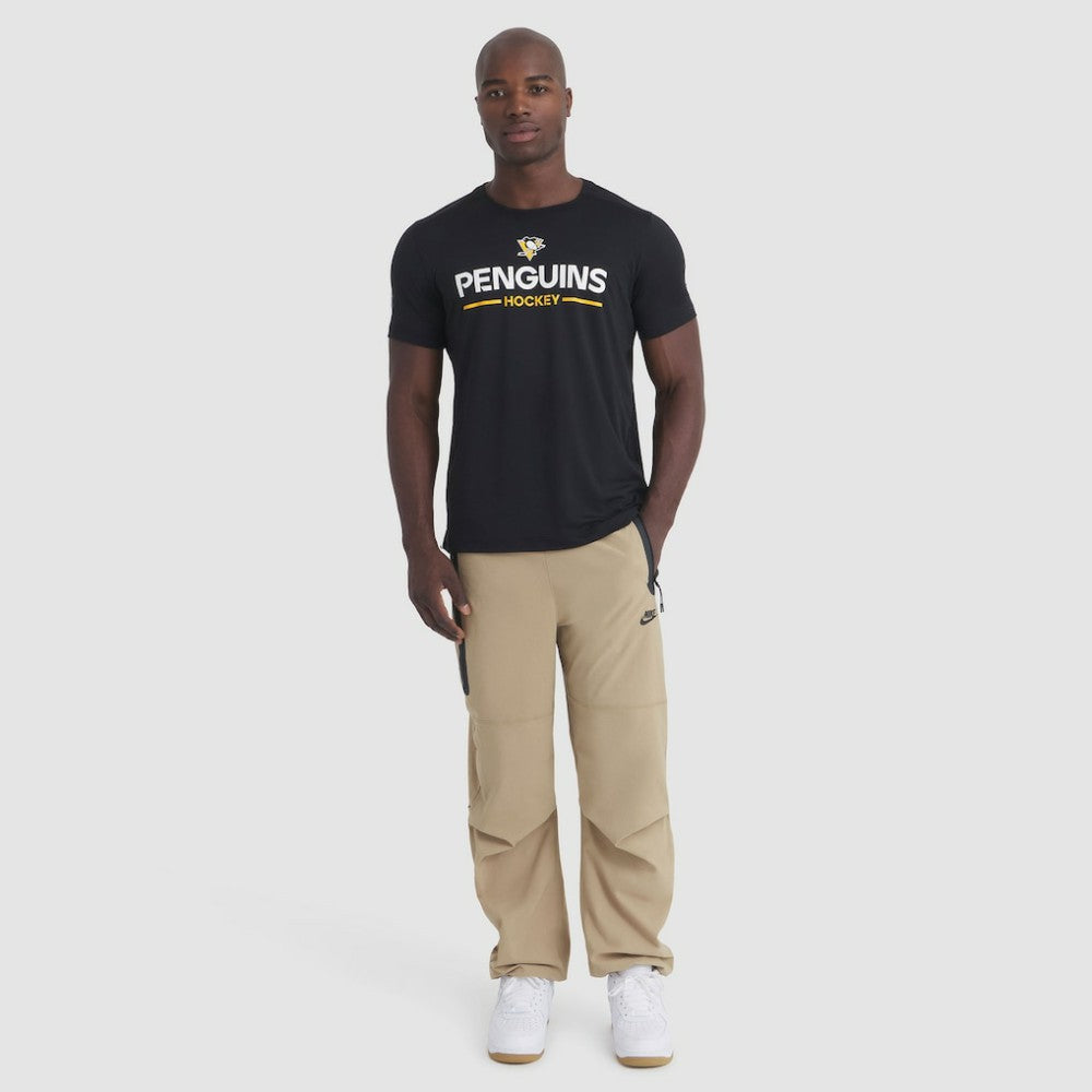 Pittsburgh Penguins Fanatics Authentic Pro Rink Tech T-Shirt - Black T-shirts