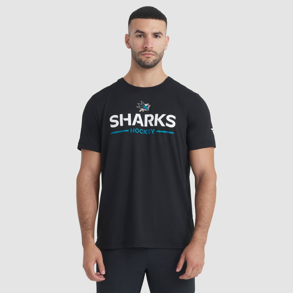 San Jose Sharks Fanatics Authentic Pro Rink Tech T-Shirt - Black T-shirts