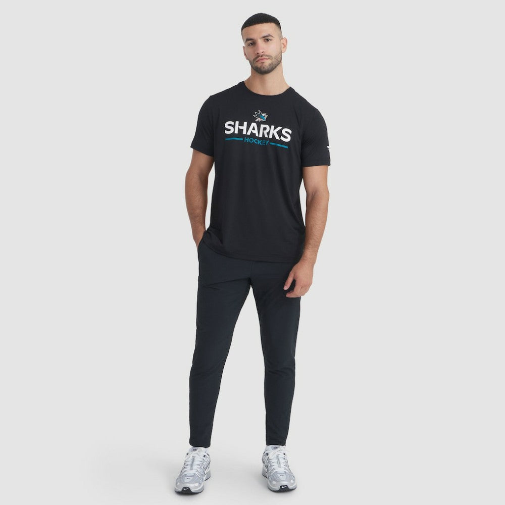 San Jose Sharks Fanatics Authentic Pro Rink Tech T-Shirt - Black T-shirts