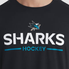 San Jose Sharks Fanatics Authentic Pro Rink Tech T-Shirt - Black T-shirts
