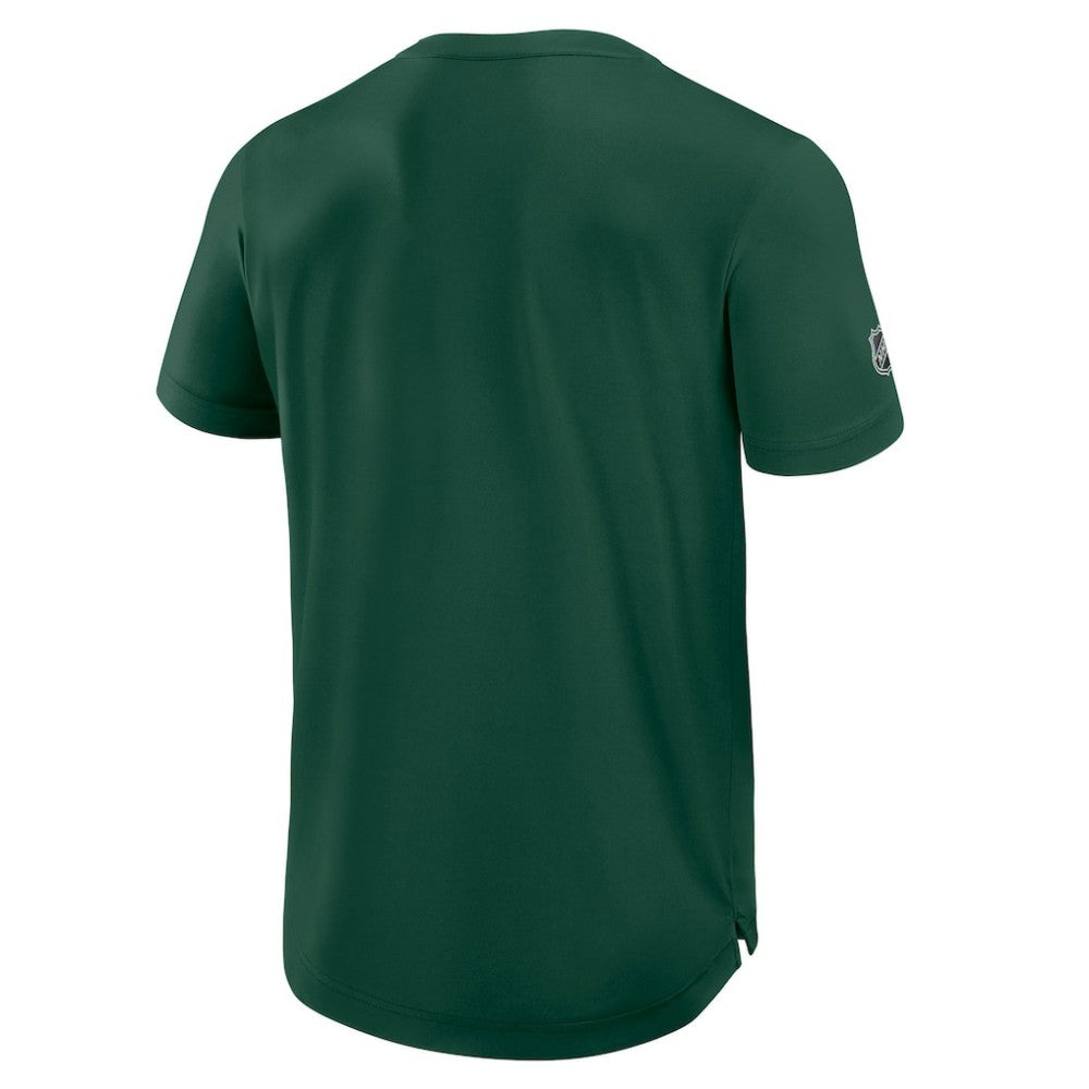 Minnesota Wild Fanatics Authentic Pro Rink Tech T-Shirt - Green T-shirts