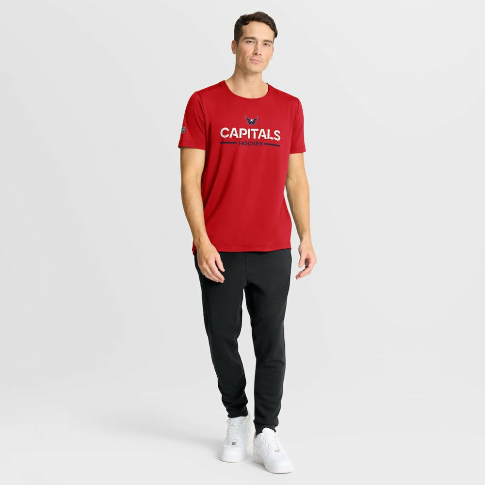 Washington Capitals Fanatics Authentic Pro Rink Tech T-Shirt - Red T-shirts