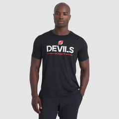 New Jersey Devils Fanatics Authentic Pro Rink Tech T-Shirt - Black T-shirts