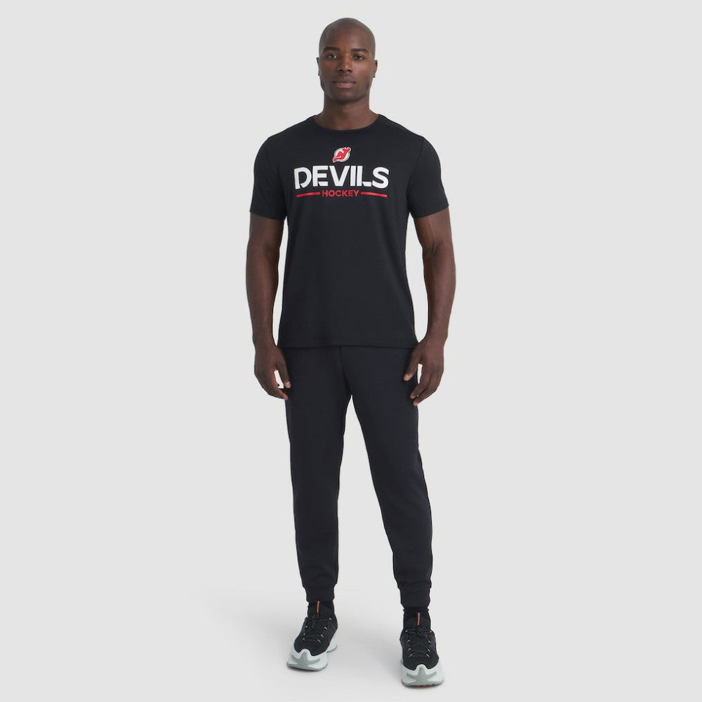 New Jersey Devils Fanatics Authentic Pro Rink Tech T-Shirt - Black T-shirts
