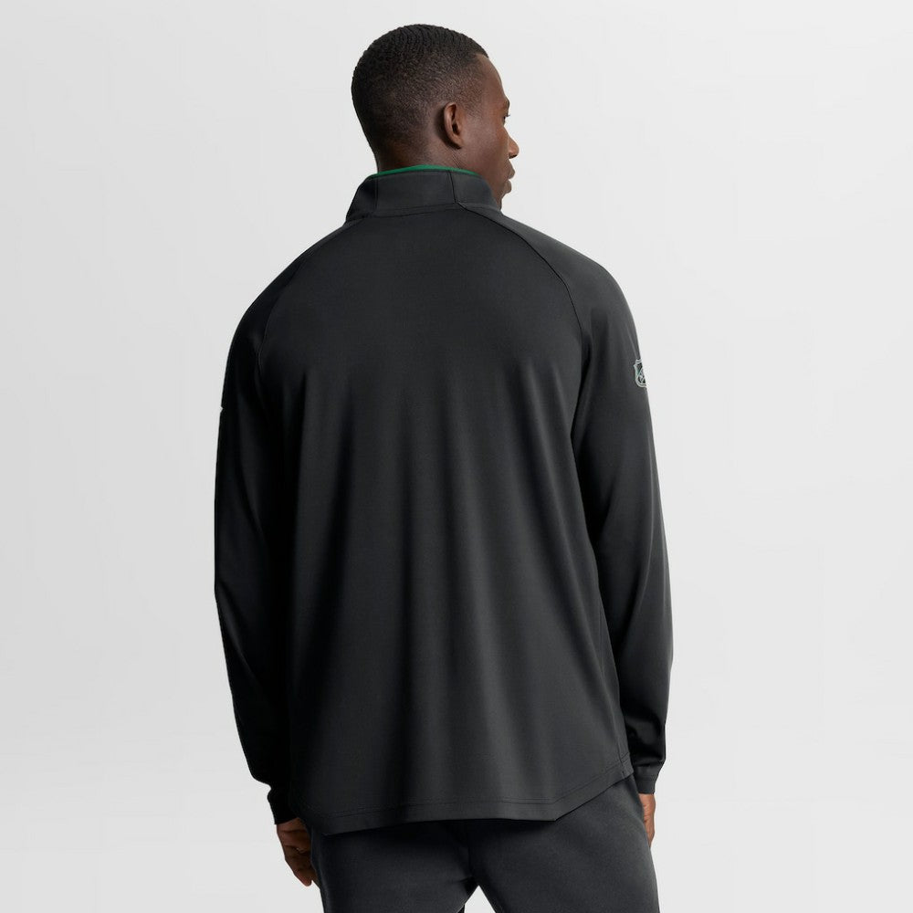Dallas Stars Fanatics Authentic Pro Rink Training Quarter-Zip Pullover - Black Pullover