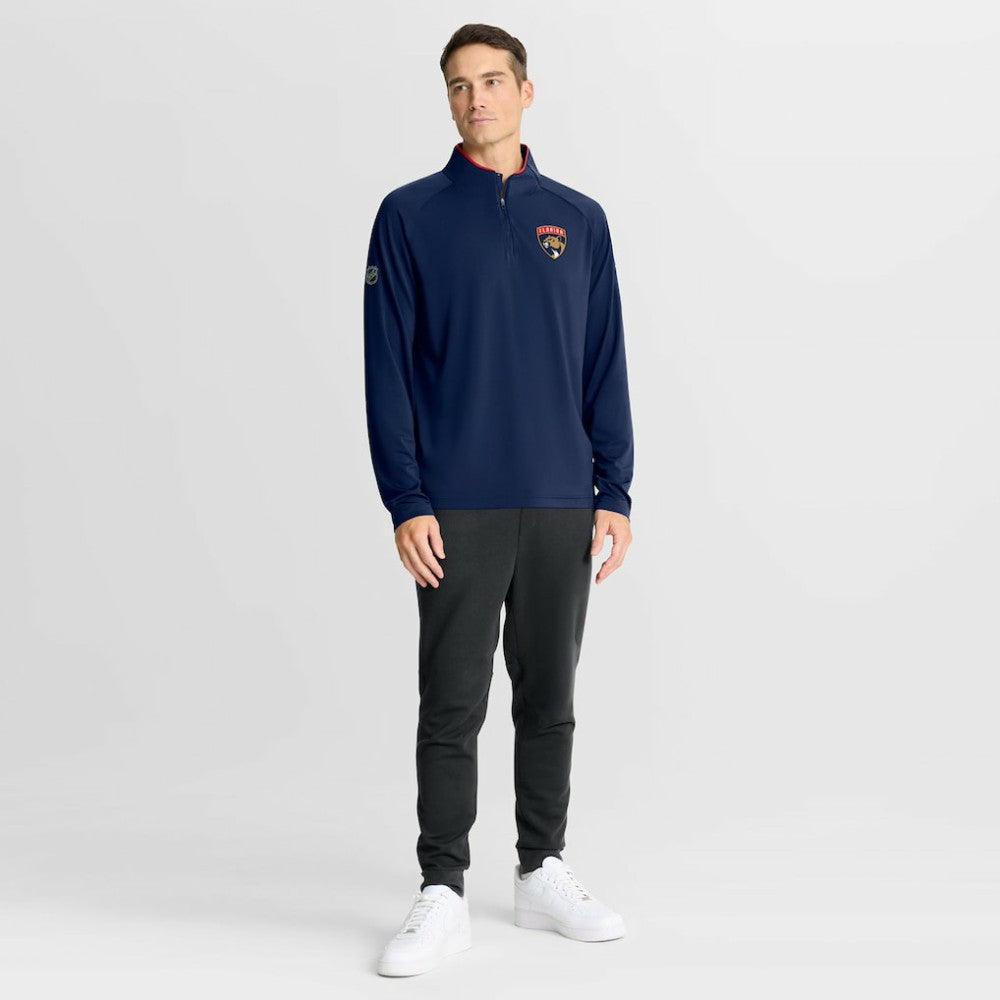 Florida Panthers Fanatics Authentic Pro Rink Training Quarter-Zip Pullover - Navy Pullover