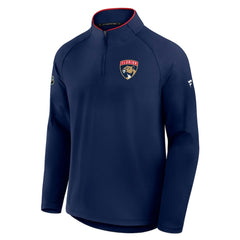 Florida Panthers Fanatics Authentic Pro Rink Training Quarter-Zip Pullover - Navy Pullover