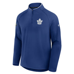 Toronto Maple Leafs Fanatics Authentic Pro Rink Training Quarter-Zip Pullover - Blue Pullover