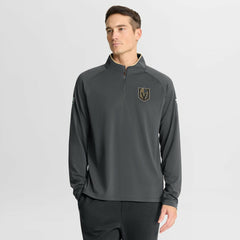 Vegas Golden Knights Fanatics Authentic Pro Rink Training Quarter-Zip Pullover - Gray Pullover