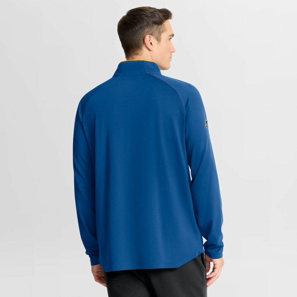 St. Louis Blues Fanatics Authentic Pro Rink Training Quarter-Zip Pullover - Blue Pullover
