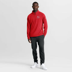 New Jersey Devils Fanatics Authentic Pro Rink Training Quarter-Zip Pullover - Red Jerseys