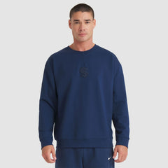 Seattle Kraken Fanatics Authentic Pro Road Tri-Blend Sweatshirt - Deep Sea Blue Sweatshirts