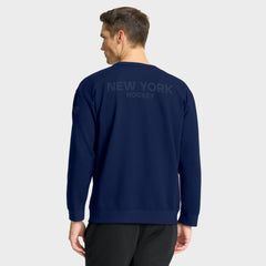 New York Rangers Fanatics Authentic Pro Road Tri-Blend Sweatshirt - Navy Sweatshirts