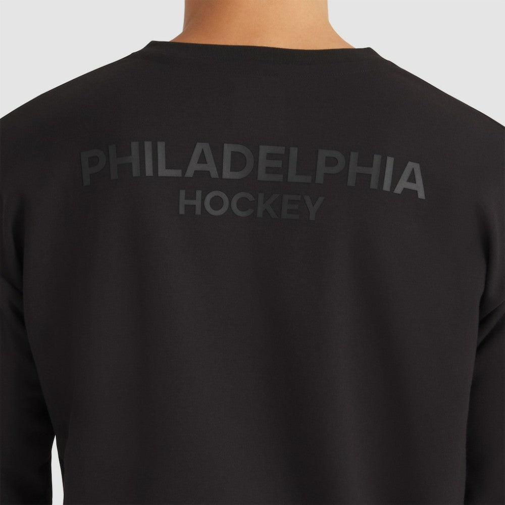 Philadelphia Flyers Fanatics Authentic Pro Road Tri-Blend Sweatshirt - Black Sweatshirts