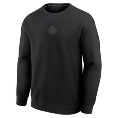 Ottawa Senators Fanatics Authentic Pro Road Tri-Blend Sweatshirt - Black Sweatshirts