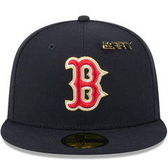 Boston Red Sox 2025 59FIFTY Day 59FIFTY Fitted Hat with Pins Navy