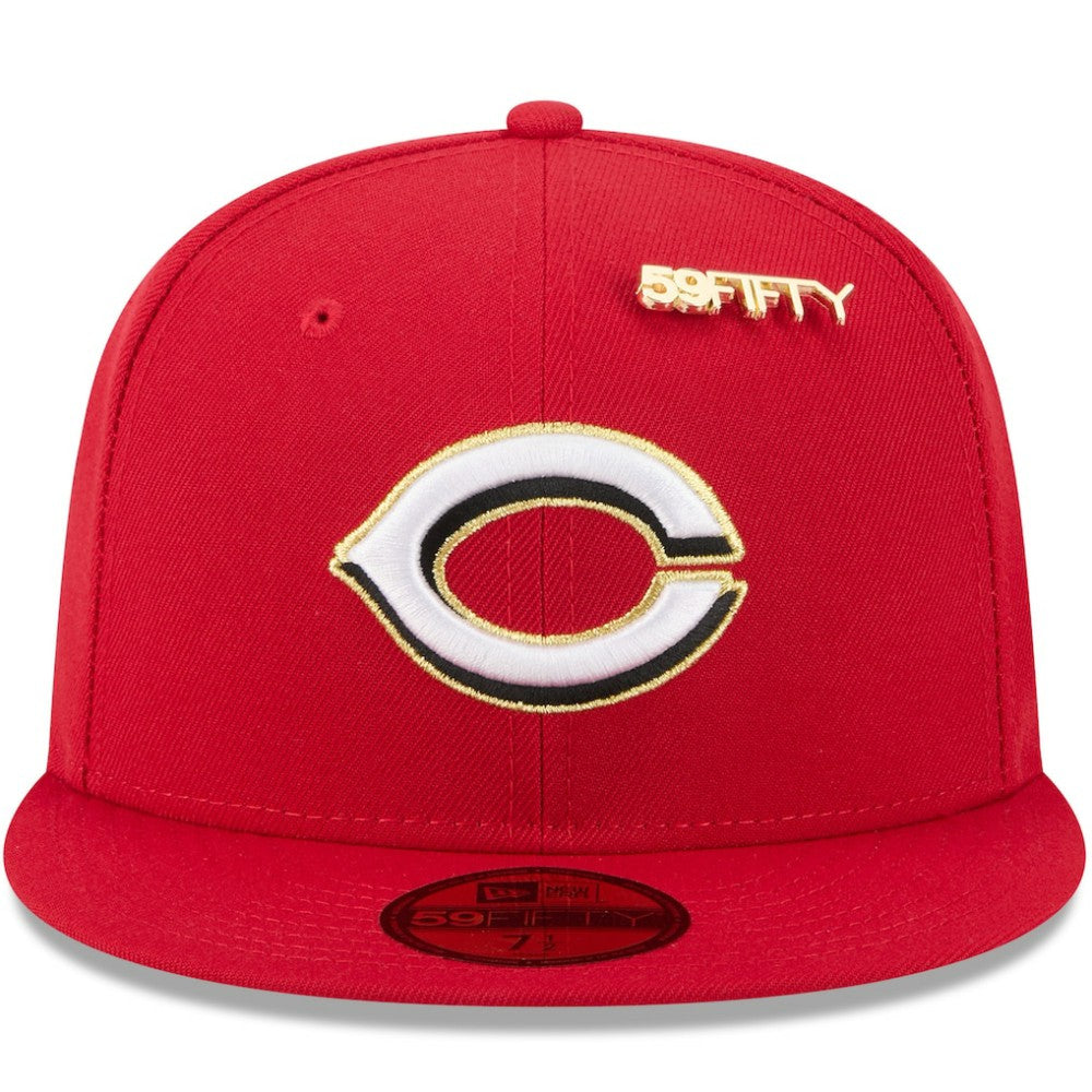 Cincinnati Reds 2025 59FIFTY Day 59FIFTY Fitted Hat with Pins Red