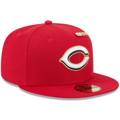 Cincinnati Reds 2025 59FIFTY Day 59FIFTY Fitted Hat with Pins Red