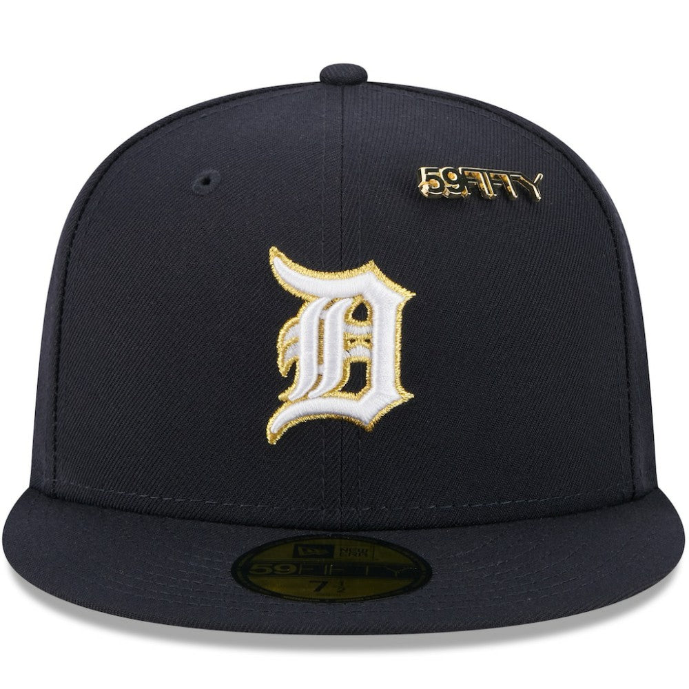 Detroit Tigers 2025 59FIFTY Day 59FIFTY Fitted Hat with Pins Navy