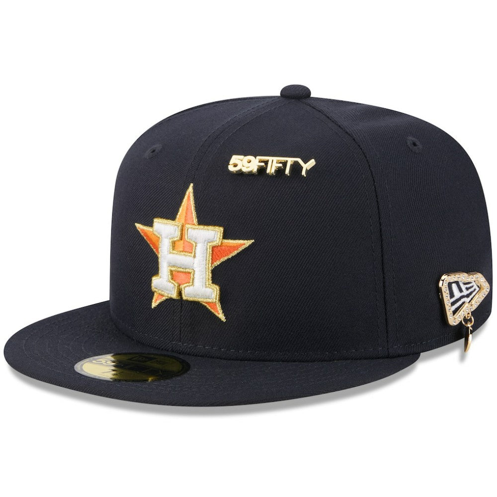 Houston Astros 2025 59FIFTY Day 59FIFTY Fitted Hat with Pins Navy