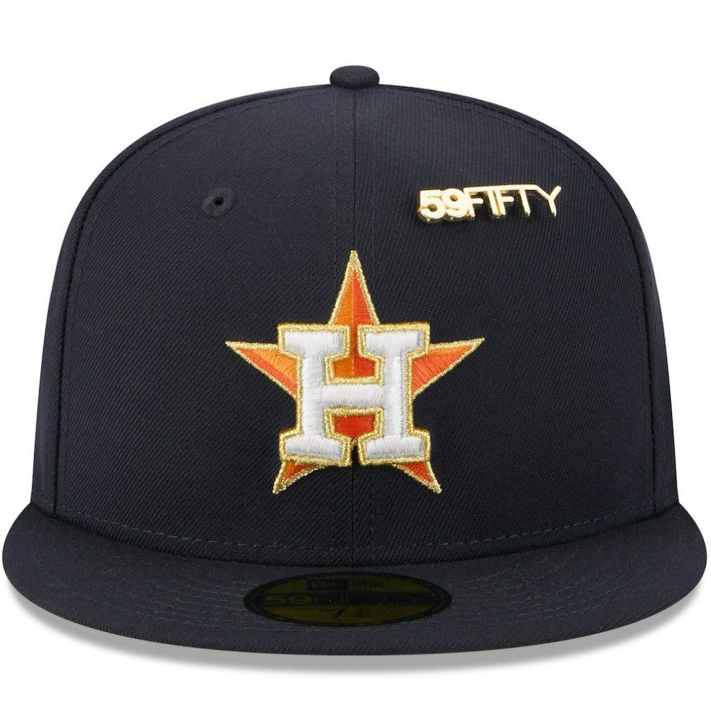 Houston Astros 2025 59FIFTY Day 59FIFTY Fitted Hat with Pins Navy
