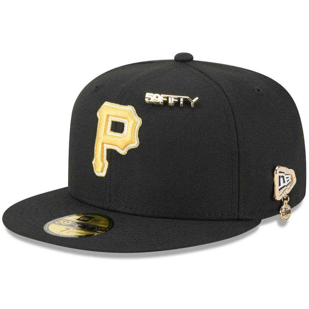 Pittsburgh Pirates 2025 59FIFTY Day 59FIFTY Fitted Hat with Pins Black