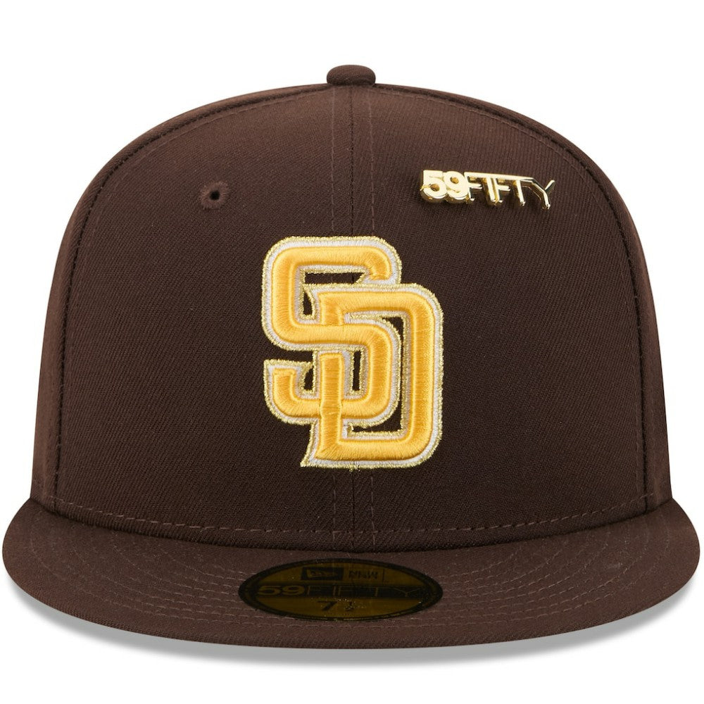 San Diego Padres 2025 59FIFTY Day 59FIFTY Fitted Hat with Pins Brown
