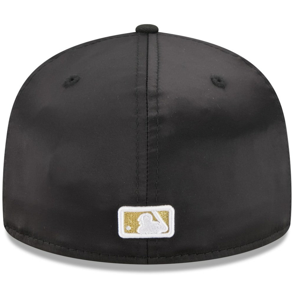 Atlanta Braves 2025 59FIFTY Day Gold Leaf 59FIFTY Fitted Hat Black