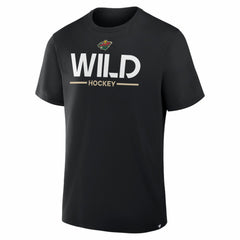 Minnesota Wild Fanatics Authentic Pro Primary T-Shirt - Black T-shirts