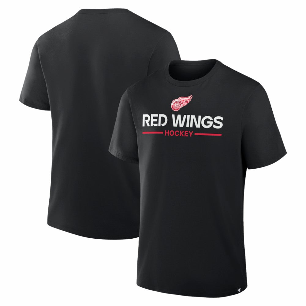 Detroit Red Wings Fanatics Authentic Pro Primary T-Shirt - Black T-shirts