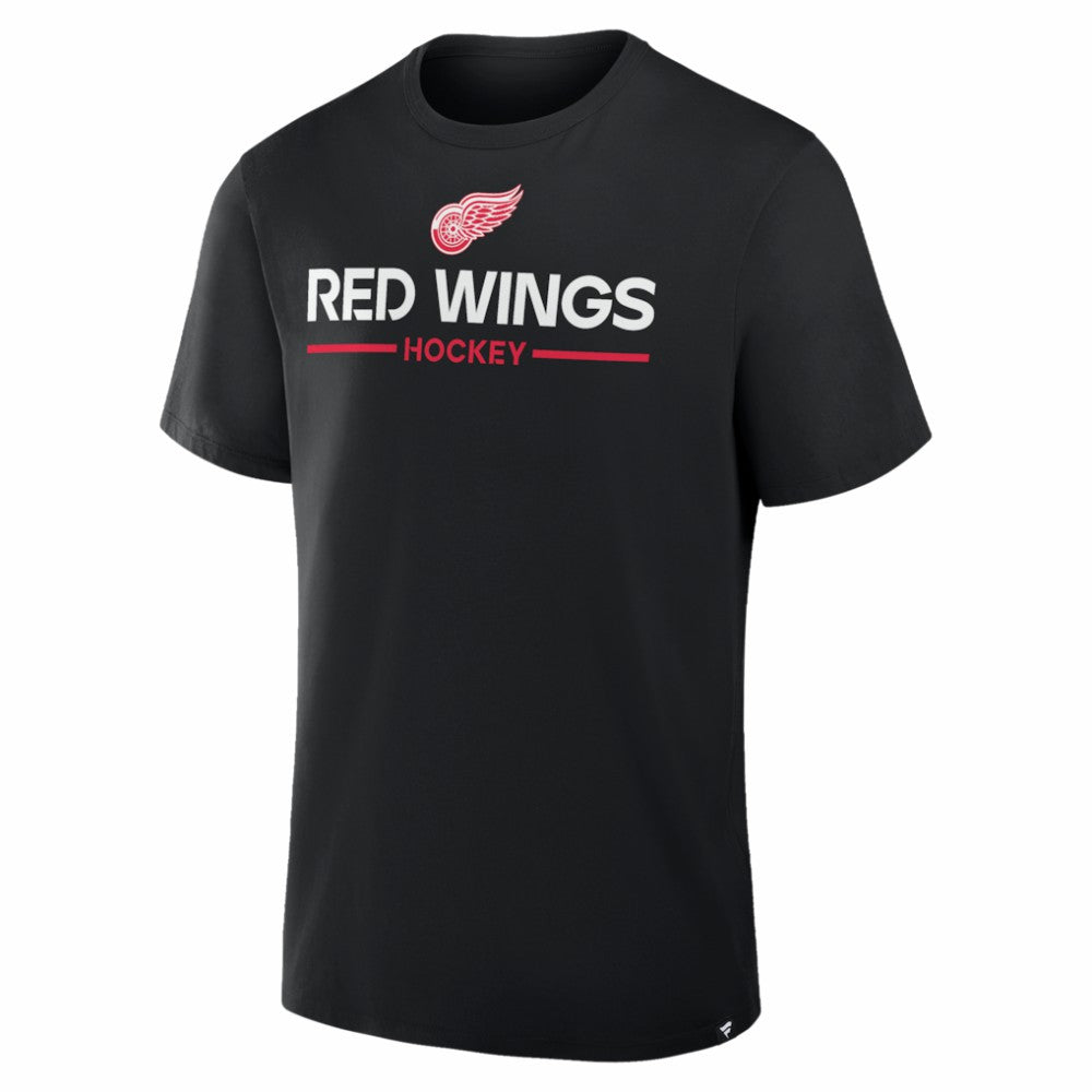 Detroit Red Wings Fanatics Authentic Pro Primary T-Shirt - Black T-shirts