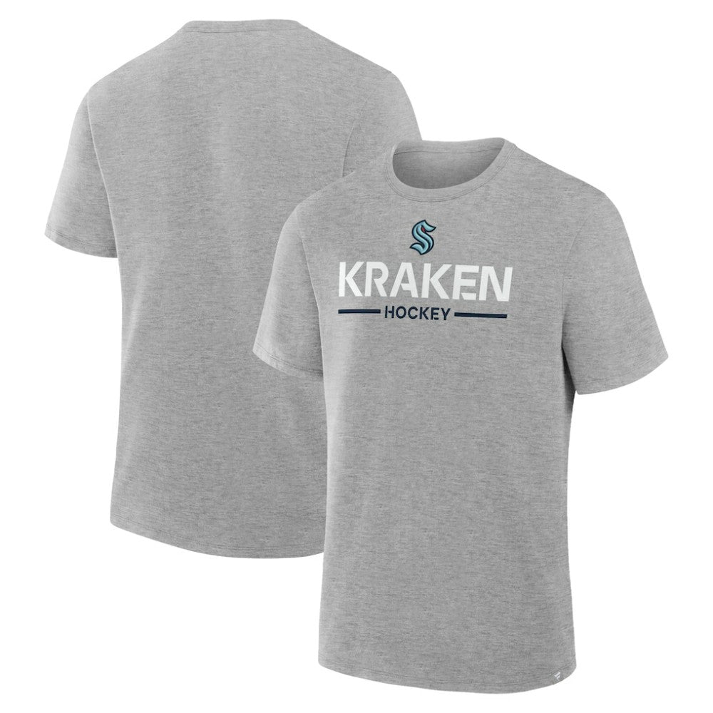 Seattle Kraken Fanatics Authentic Pro Primary T-Shirt - Gray T-shirts