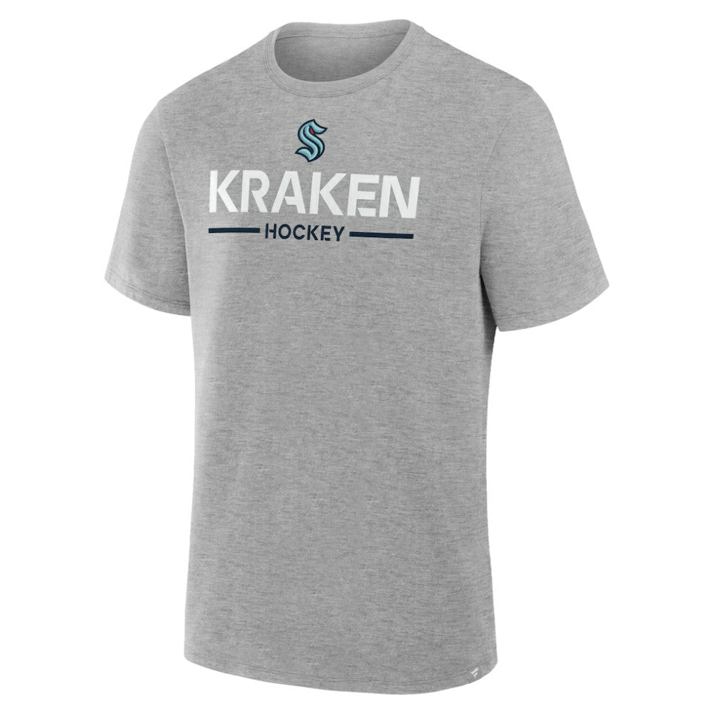 Seattle Kraken Fanatics Authentic Pro Primary T-Shirt - Gray T-shirts