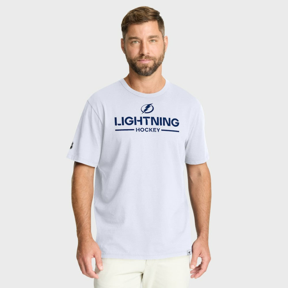Tampa Bay Lightning Fanatics Authentic Pro Primary T-Shirt - White T-shirts