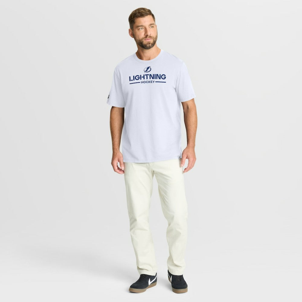 Tampa Bay Lightning Fanatics Authentic Pro Primary T-Shirt - White T-shirts
